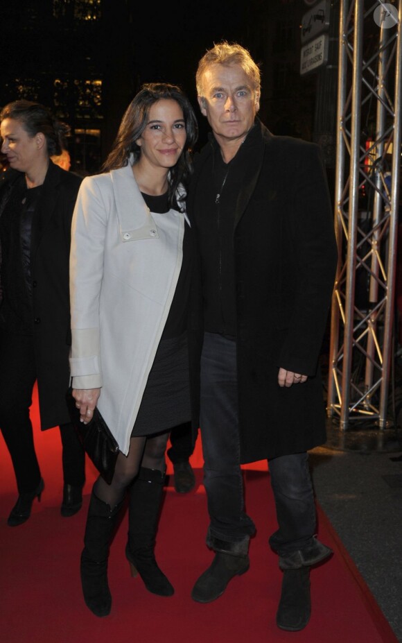Franck Dubosc et sa femme Danièle lors du dîner à la Villa suivant l'avant-première du film Populaire à l'UGC Normandie à Paris le 19 novembre 2012