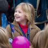 La princesse Maxima des Pays-Bas célébrait le 17 novembre 2012 avec ses filles Catharina-Amalia, presque 9 ans, Alexia, 7 ans, et Ariane, 5 ans, l'arrivée triomphale de Saint-Nicolas (Sinterklaas) à La Haye.