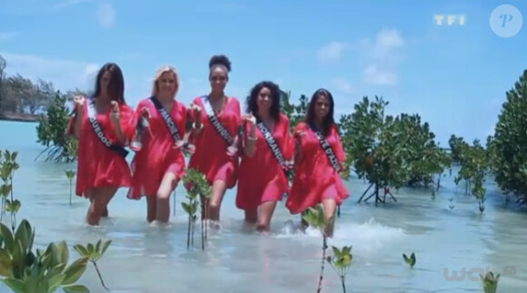 Les Miss se dévoilent à l'île Maurice en novembre 2012 à l'occasion du voyage Miss France 2013
