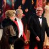 Catherine Deneuve, Gérard Jugnot et Michel Blanc lors du Gala de l'Union Des Artistes sous la présidence de Catherine Deneuve et Michel Blanc au Cirque Alexis Gruss, à Paris le 12 Novembre 2012.