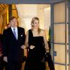 Le prince Willem-Alexander et la princesse Maxima des Pays-Bas au Musée d'histoire de Rio de Janeiro le 22 novembre 2012