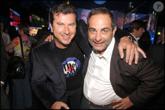 Pascal Bataille et Laurent Fontaine au VIP Room de Paris, le 5 septembre 2010.