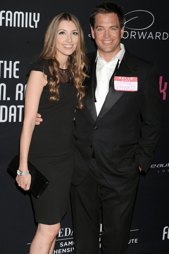 Michael Weatherly et sa femme Bojana Jankovic à la soirée Pink Party à Los Angeles le 27 octobre 2012.