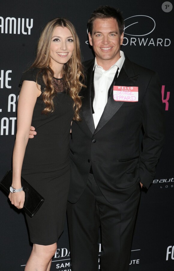 Michael Weatherly et sa femme Bojana Jankovic participent à la soirée Pink Party à Los Angeles le 27 octobre 2012.