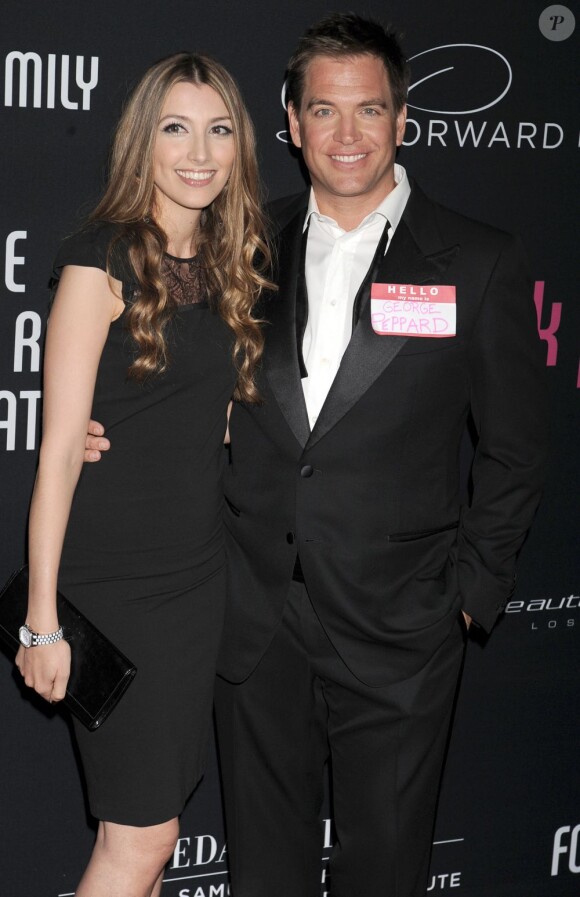 Michael Weatherly et sa femme Bojana Jankovic sont à la soirée Pink Party à Los Angeles le 27 octobre 2012.