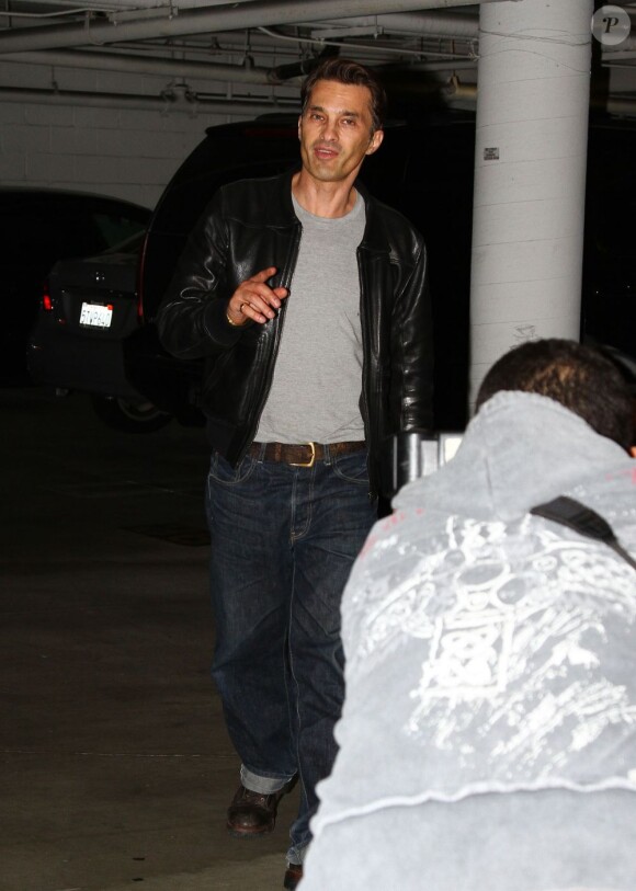 Olivier Martinez se rend chez le médecin le 26 novembre 2012 à Beverly Hills.