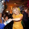 La princesse Maxima des Pays-Bas dansant la samba au Brésil le 21 novembre 2012