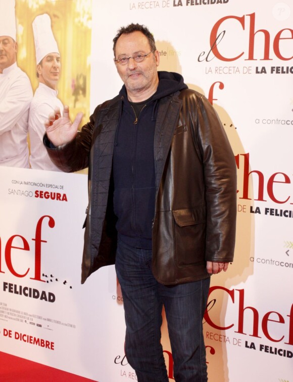 Jean Reno à la premiere de El Chef à Madrid le 26 novembre 2012 à l'hôtel Intercontinental