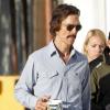Matthew McConaughey toujours en tournage de The Dallas Buyers Club où il tient le premier rôle. (Photo du 28 novembre 2012)
