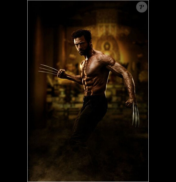 Hugh Jackman, tout en muscle dans The Wolverine, en salles pour le 24 juillet 2013.