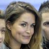 La jolie Jeny Priez, petite-amie du handballeur Luka Karabatic, dans les tribunes du complexe sportif du Val de l'Arc À Aix en Provence après le premier match de Luka Karabatic avec son nouveau club, le Pays d'Aix, suite à son licenciement du club de Montpellier à cause de l'histoire des paris truqués. Le 30 Novembre 2012.