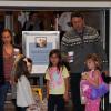 Toute la famille Affleck/Garner fête l'anniversaire de Violet, 7 ans, en compagnie de ses amies, le 1er décembre 2012 à Brentwood