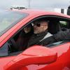 Fabien Barthez a joué les chauffeurs pour les amateurs de puissantes Ferrari pour l'association les GT du coeur qui proposait des baptêmes au profit du Téléthon à Carcassonne le 2 décembre 2012