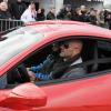 Fabien Barthez, pilote émérite, a pris le volant de puissantes Ferrari pour l'association les GT du coeur qui proposait des baptêmes au profit du Téléthon à Carcassonne le 2 décembre 2012