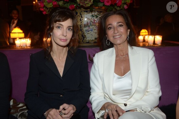 Anne Parillaud et Katia Toledano au dîner Dior le 2 décembre 2012 à Marrakech