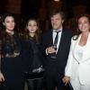 Monica Bellucci, Emir Kusturica et sa fille Dunja et Katia Toledano au dîner Dior le 2 décembre 2012 à Marrakech
