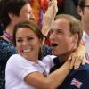 Kate Middleton et le prince William, survoltés aux Jeux Olympiques de Londres en août 2012