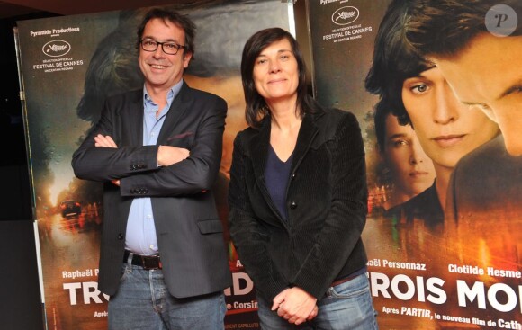 Catherine Corsini, la réalisatrice, également présente pour l'avant-première de Trois Mondes à Paris, le 3 décembre 2012.