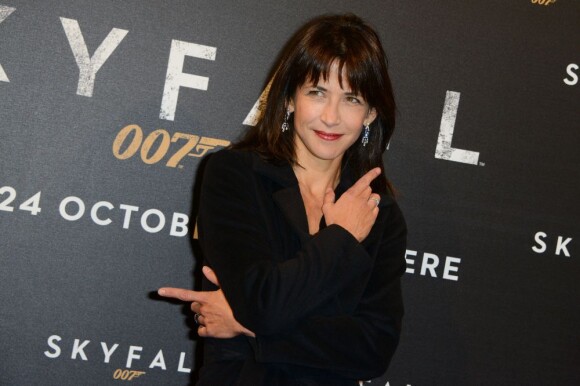 Sophie Marceau le 24 octobre 2012 à Paris