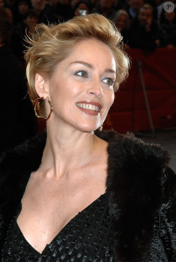 Sharon Stone ravissante lors de la Berlinale 2007.