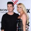Britney Spears et Simon Cowell à la soirée X Factor Viewing Party à Los Angeles le 6 décembre 2012.