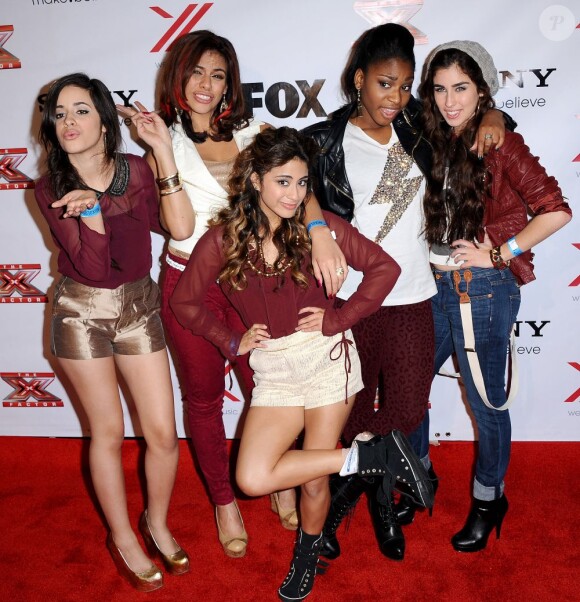 Fifth Harmony à la soirée X Factor Viewing Party à Los Angeles le 6 décembre 2012.