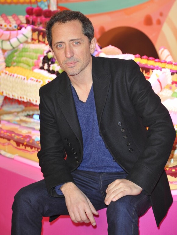 Gad Elmaleh lors du lancement de la parade de Noël à Disneyland Paris. Le 10 novembre 2012.