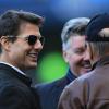 Tom Cruise, accompagné de Robert Duvall, se rend au stade de Manchester pour le derby Manchester City vs Manchester United le 9 décembre 2012