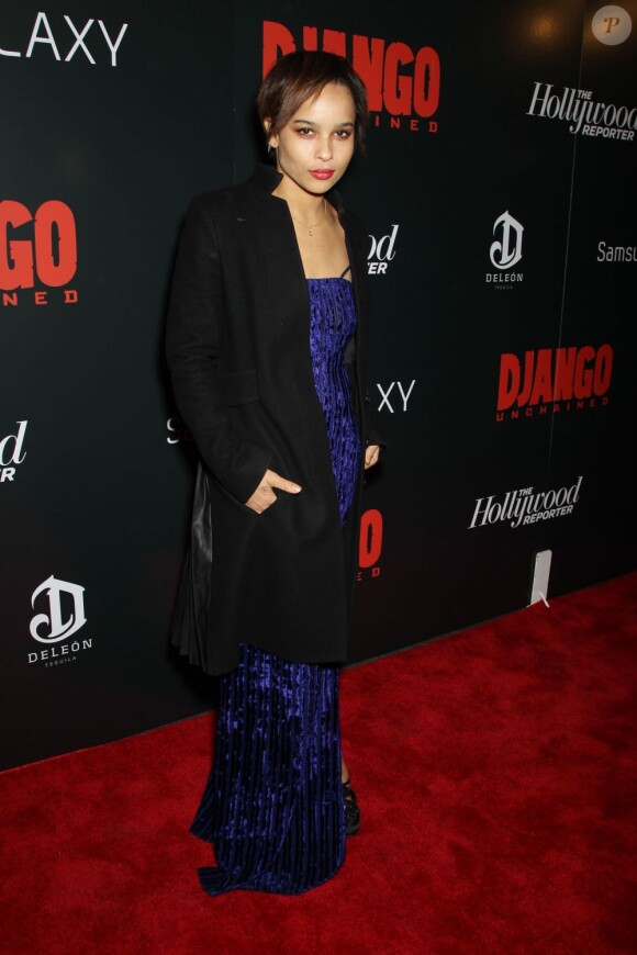 Zoë Kravitz à la première de Django Unchained au Ziegfeld Theatre de New York, le 11 décembre 2012.