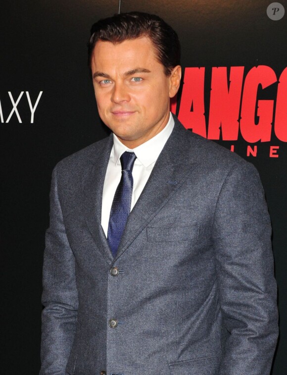 Leonardo DiCaprio à la première new-yorkaise du film Django Unchained, le 11 décembre 2012.