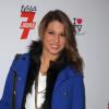 Laury Thilleman, Miss France 2011, à la soirée 'I love TV on Ice' au Grand Palais des Glaces, le 12 décembre 2012