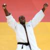 Teddy Riner après son titre olympique acquis le 3 août 2012 à Londres