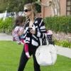 Denise Richards emmène sa fille Eloise chez le docteur à Santa Monica le 12 décembre 2012.