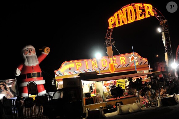Adriana Karembeu au cirque Pinder pour l'opération Tous en fête ! 2012. Le 12 décembre 2012.