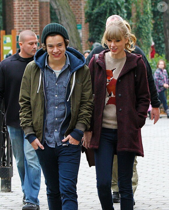 Harry Styles et Taylor Swift se promènent à New York, le 2 decembre 2012.
