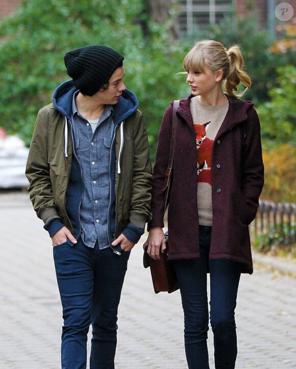 Harry Styles et Taylor Swift à New York le 2 décembre 2012.