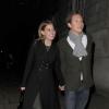 La princesse Beatrice d'York et son petit ami Dave Clark de sortie au Loulou's dans Mayfair, à Londres, le 13 décembre 2012.