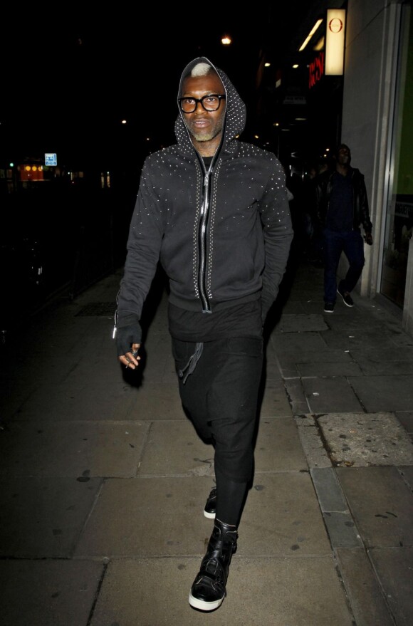 Djibril Cissé à Londres, le 6 mai 2012.