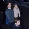 La princesse Mary et le prince Frederik de Danemark étaient avec leurs quatre enfants, Christian, Isabella, Vincent et Josephine, au concert de Noël annuel à l'église Esajas de Copenhague, le 16 décembre 2012.