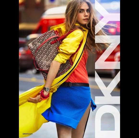 La pétillante Cara Delevingne dans la campagne DKNY spring summer 2013