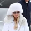 Paris Hilton, chaudement habillée, en vacances au ski à Aspen, le 19 decembre 2012.