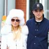 Paris Hilton et son petit ami River Viiperi en vacances au ski à Aspen, le 19 decembre 2012.