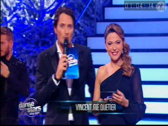 Sandrine Quétier et Vincent Cerutti dans Danse avec les stars spécial Noël sur TF1 le samedi 22 décembre 2012