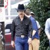 EXCLU - Matthew McConaughey lors du tournage du film The Dallas Buyers Club à la Nouvelle-Orléans, le 17 décembre 2012.