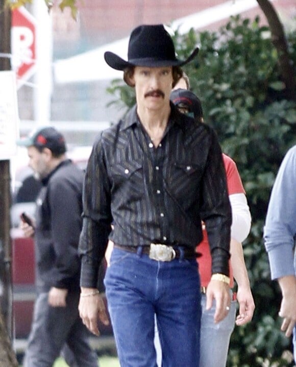 EXCLU - Matthew McConaughey lors du tournage du film The Dallas Buyers Club à la Nouvelle-Orléans, le 17 décembre 2012.