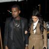 Kim Kardashian et Kanye West quittent le restaurant Spago à Beverly Hills. Le 22 décembre 2012.