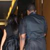 Kim Kardashian et Kanye West se dirigent vers le restaurant Chin Chin pour un déjeuner en tête à tête. West Hollywood, le 23 décembre 2012.