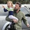 Ben Affleck avec sa fille Seraphina en Californie le 23 décembre 2012