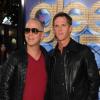 Ryan Murphy et son mari David Miller, au concert des chanteurs de Glee à Los Angeles le 6 août 2011.