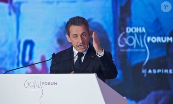 Nicolas Sarkozy à Doha, le 11 décembre 2012.